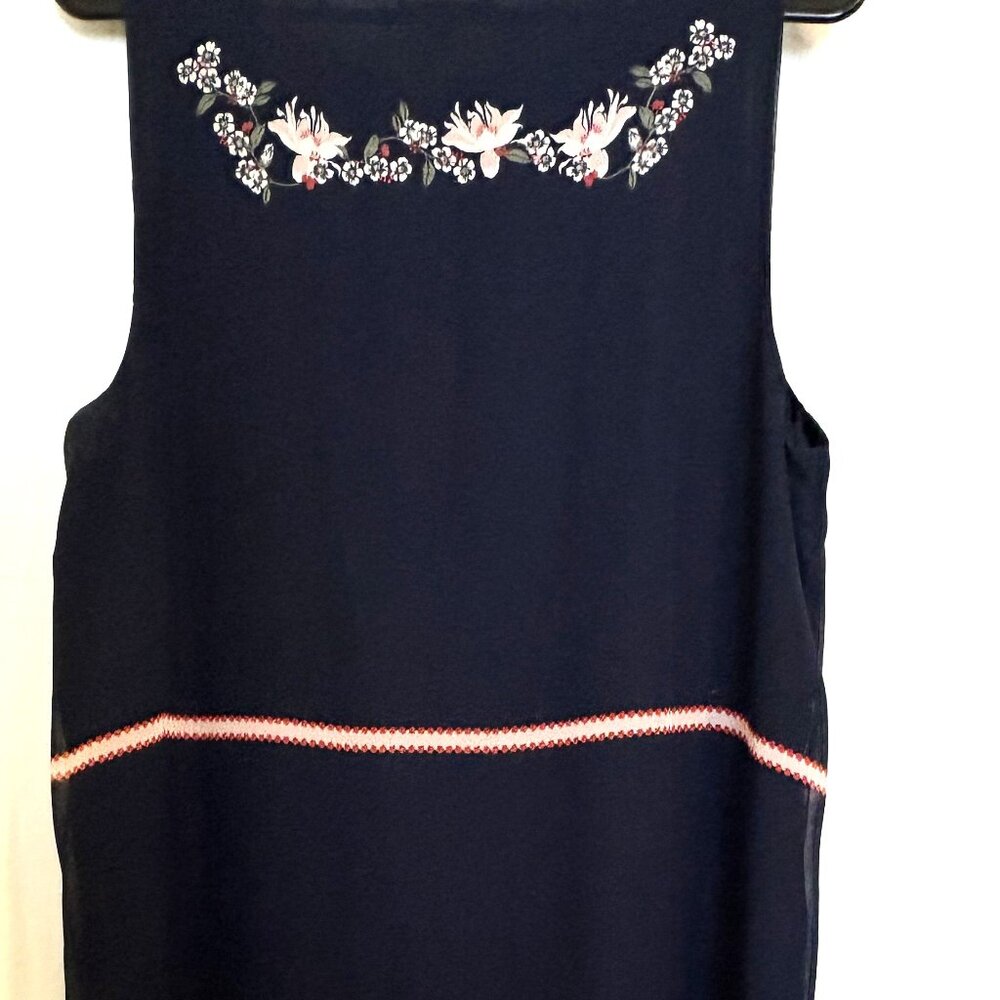 Max Edition Border Print Chiffon Trapeze Dress, X… - image 5